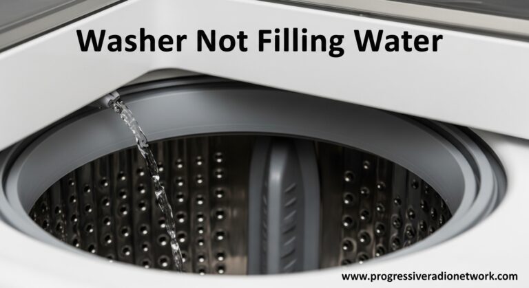 Washer Not Filling Water