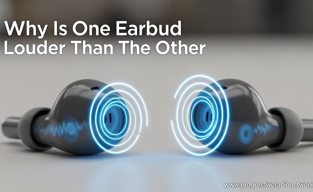 Why Is One Earbud Louder Than the Other