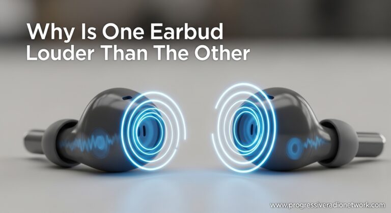 Why Is One Earbud Louder Than the Other