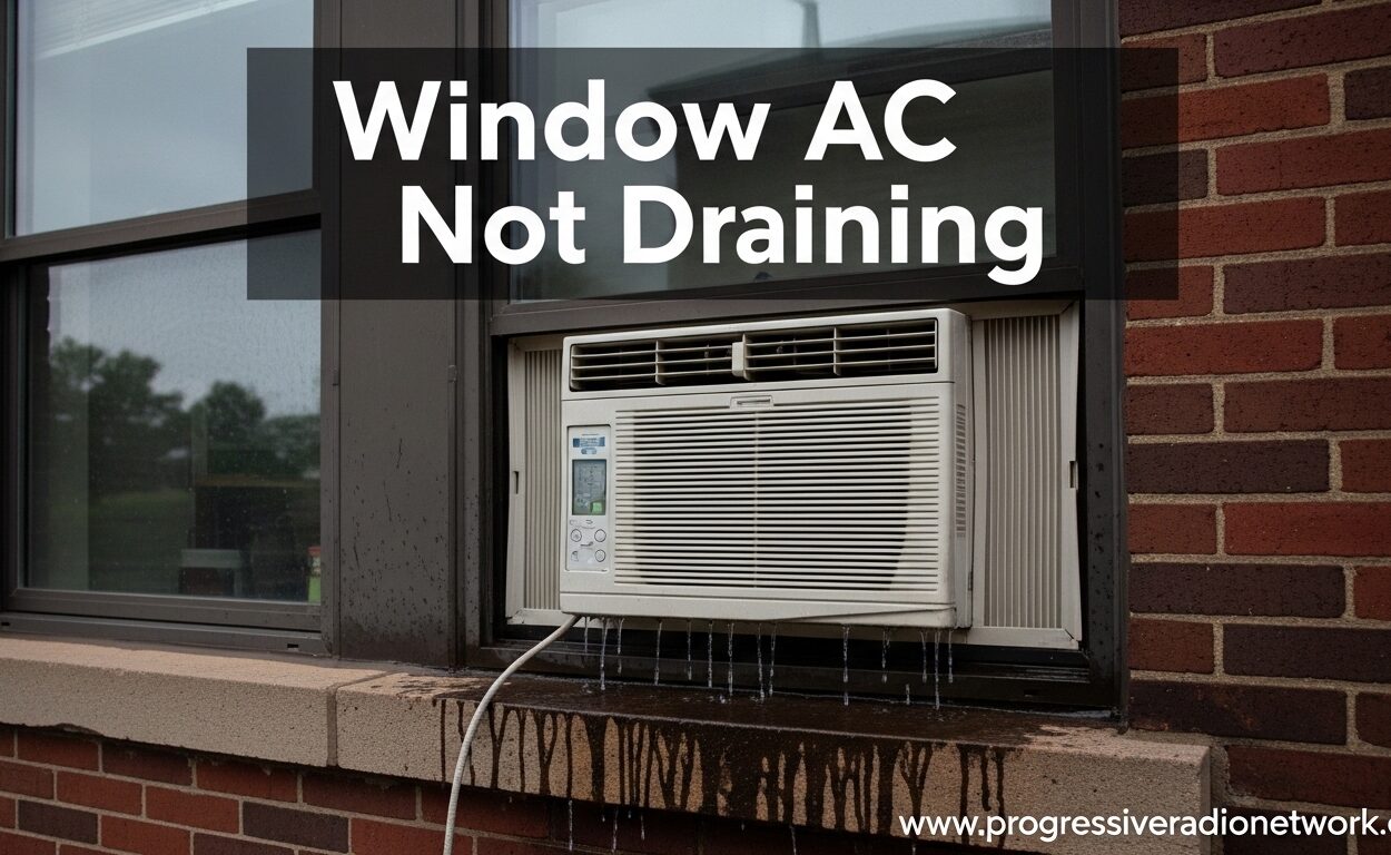 Window AC Not Draining