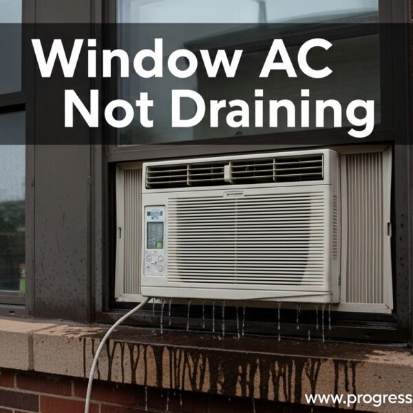 Window AC Not Draining