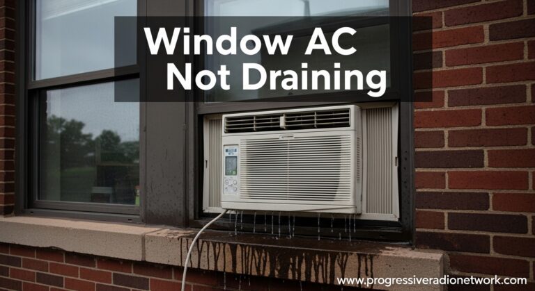 Window AC Not Draining