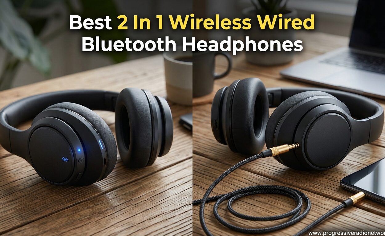 Best 2 In 1 Wireless Wired Bluetooth Headphones