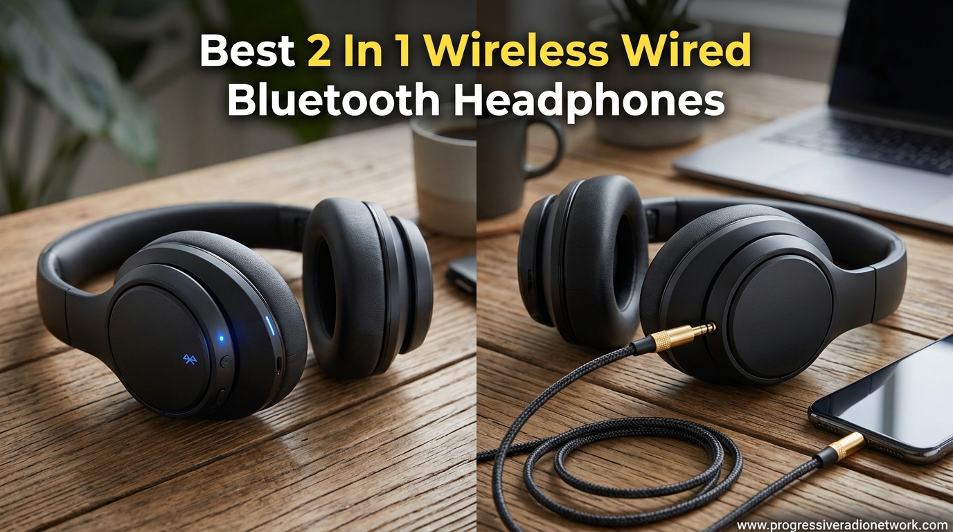 Best 2 In 1 Wireless Wired Bluetooth Headphones