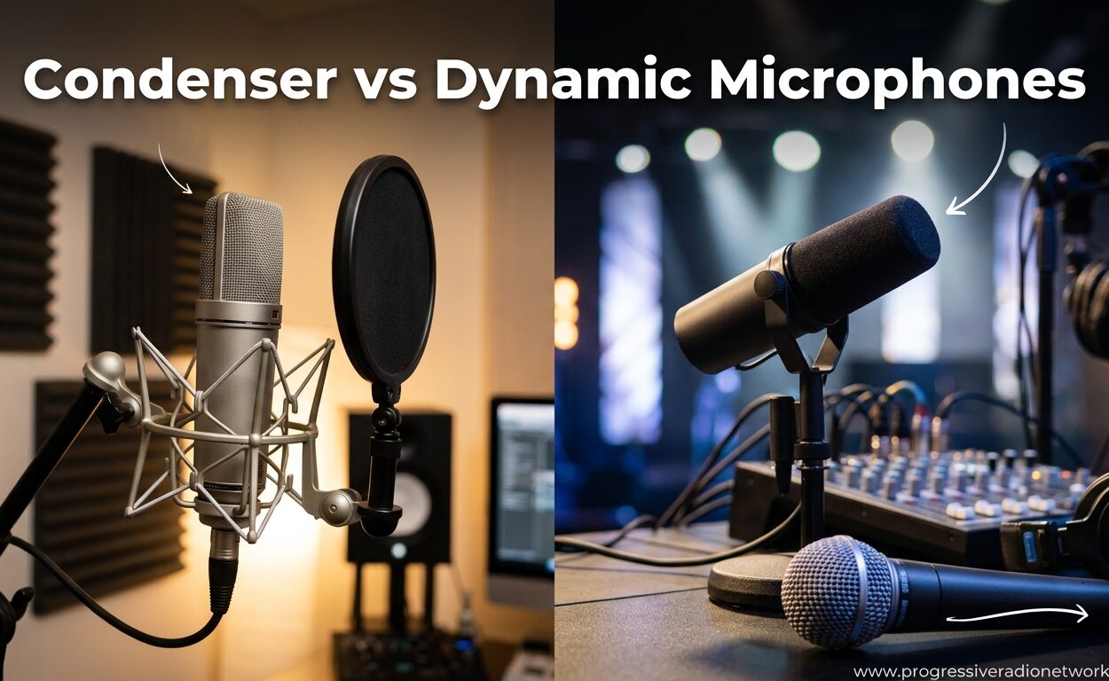 Condenser vs Dynamic Microphones