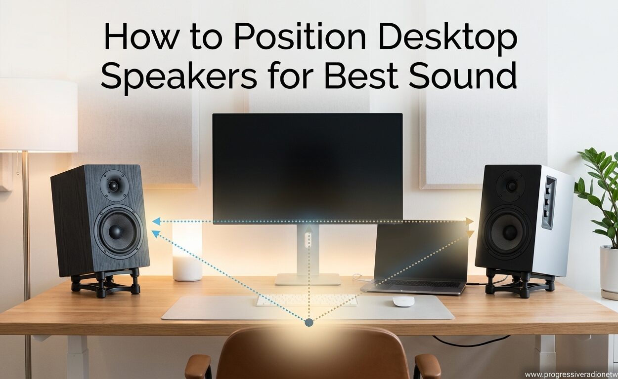 How to Position Desktop Speakers for Best Sound