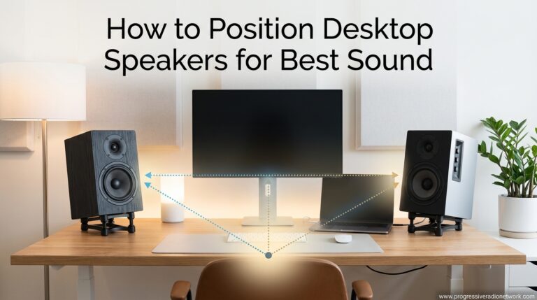 How to Position Desktop Speakers for Best Sound