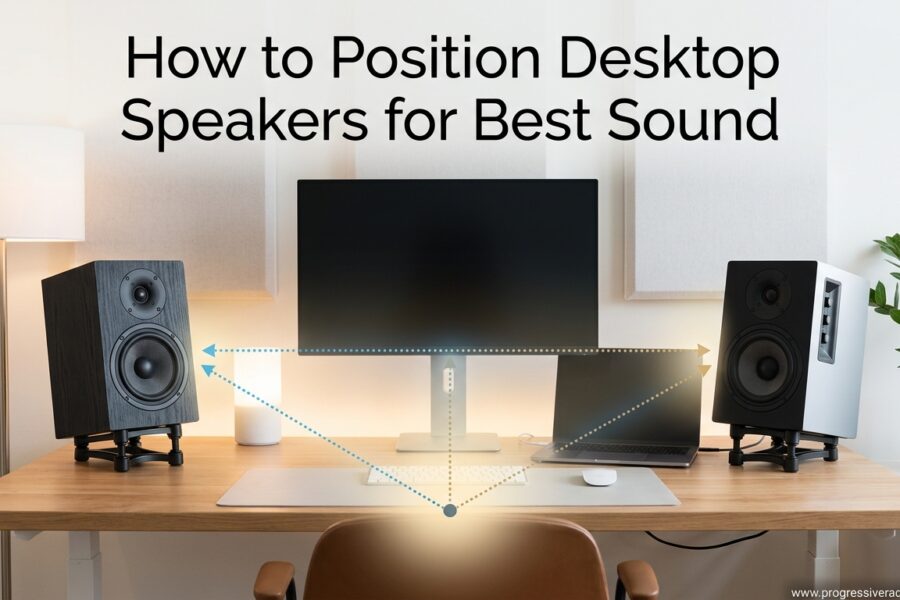 How to Position Desktop Speakers for Best Sound