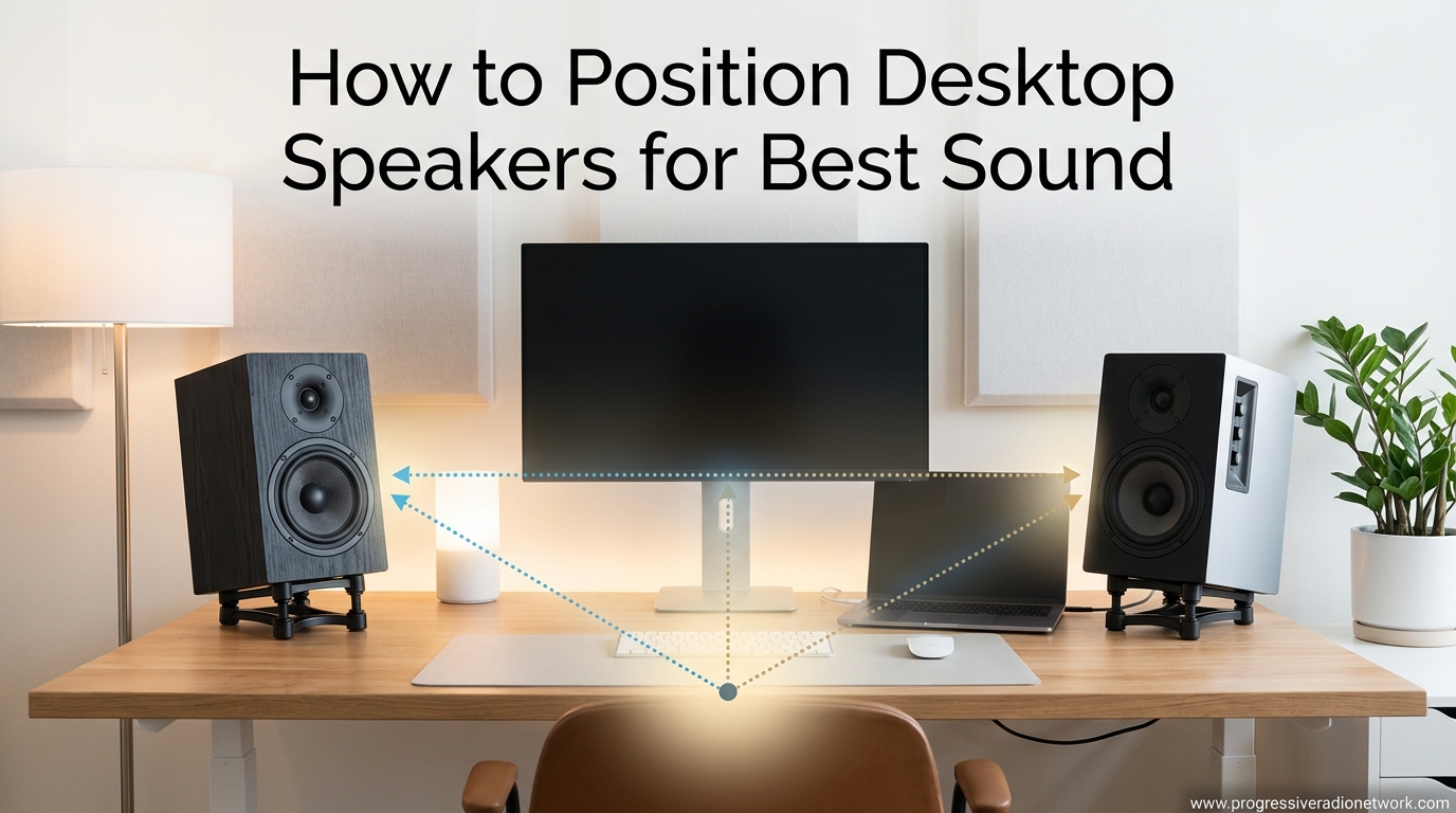 How to Position Desktop Speakers for Best Sound