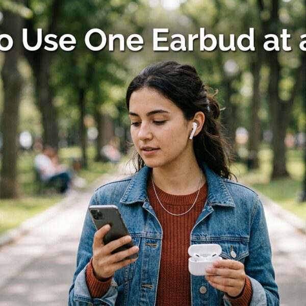 How to Use One Earbud at a Time