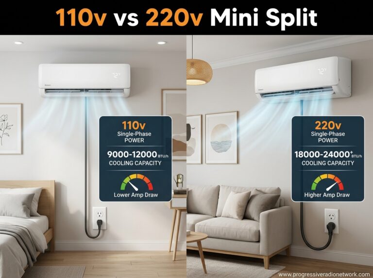 110v vs 220v Mini Split