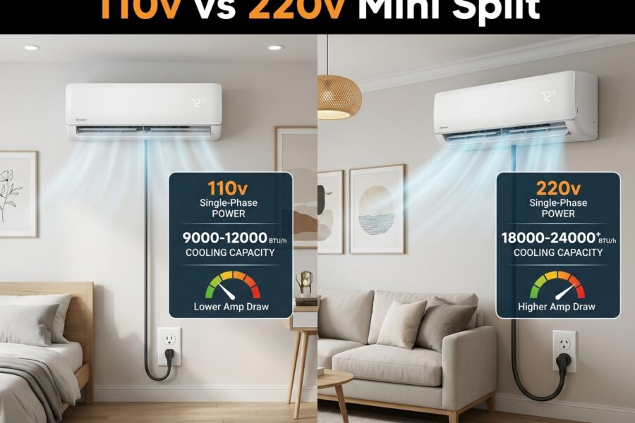110v vs 220v Mini Split