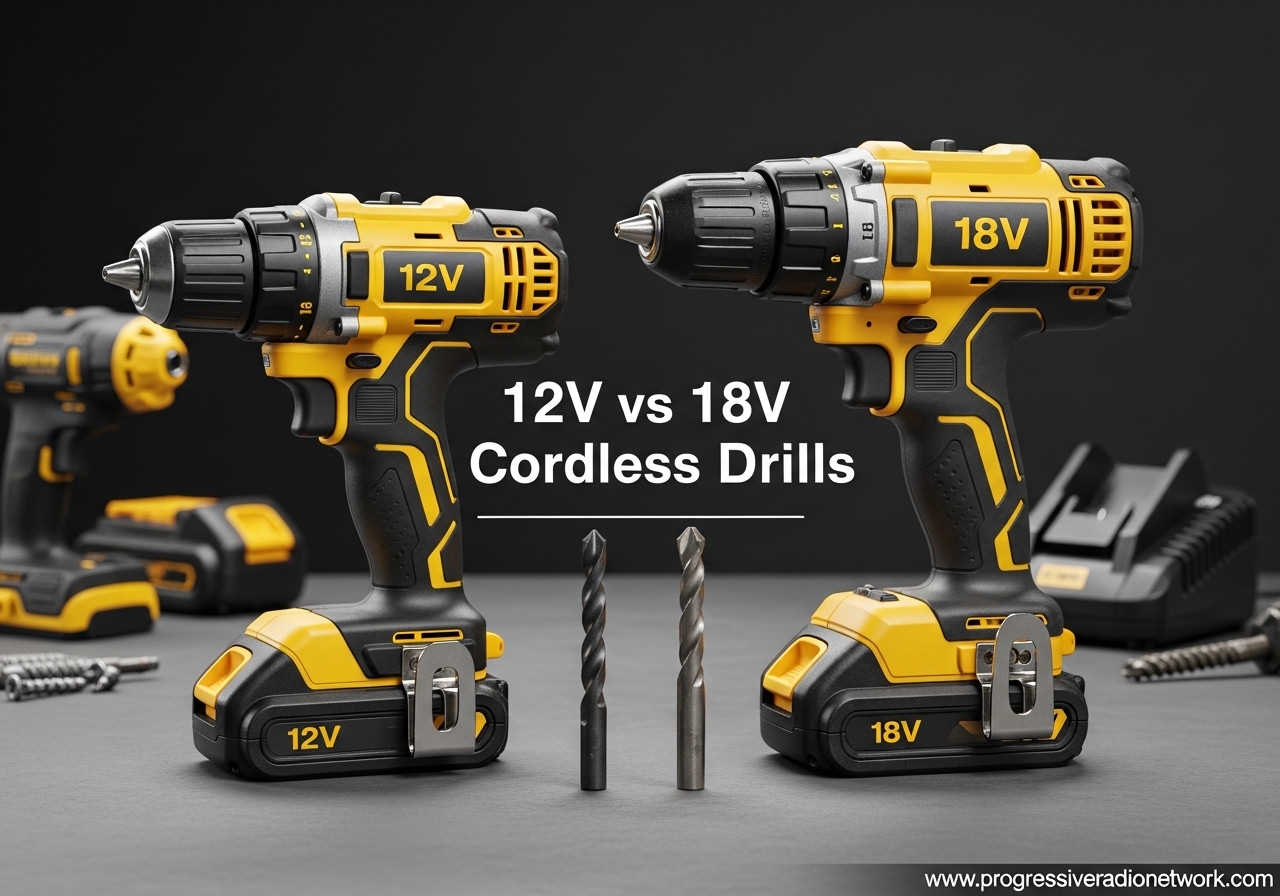 12V vs 18V Cordless Drills