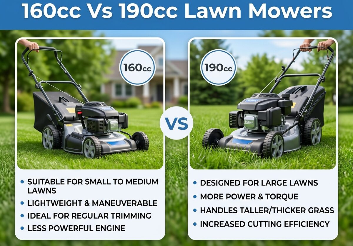 160cc Vs 190cc Lawn Mowers