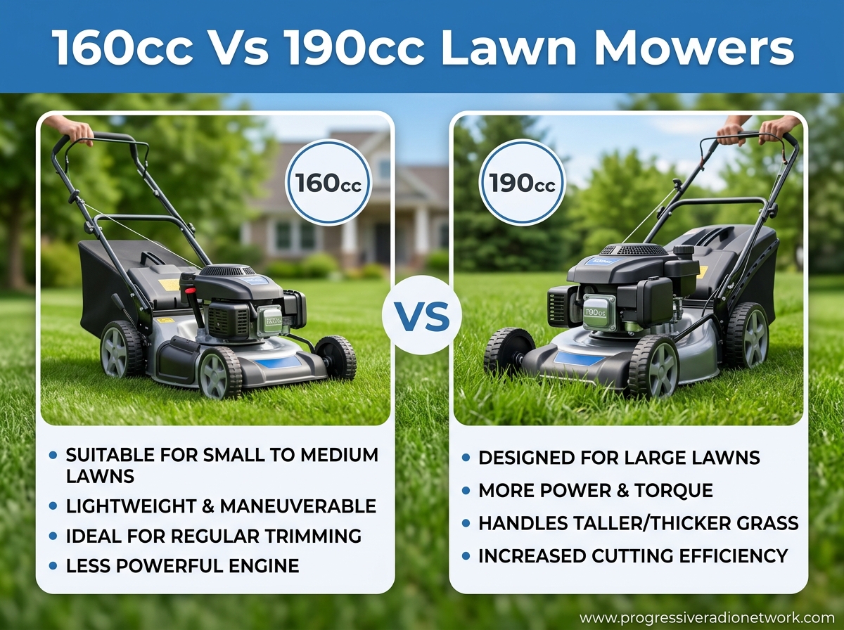 160cc Vs 190cc Lawn Mowers