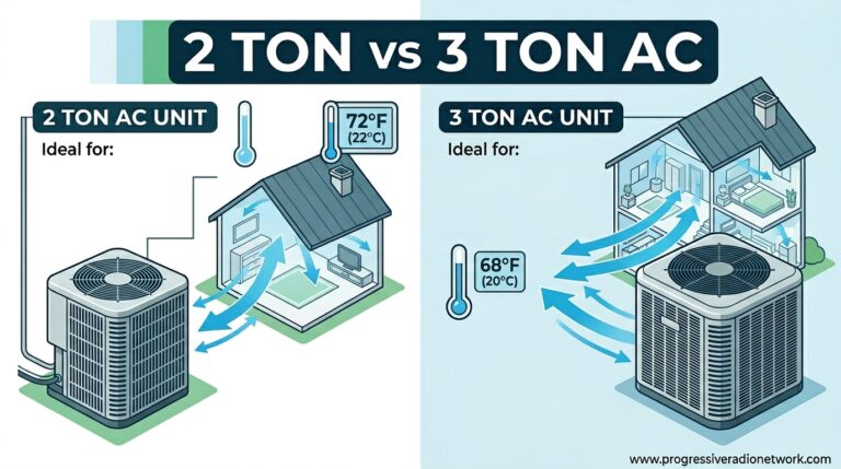 2 Ton vs 3 Ton AC