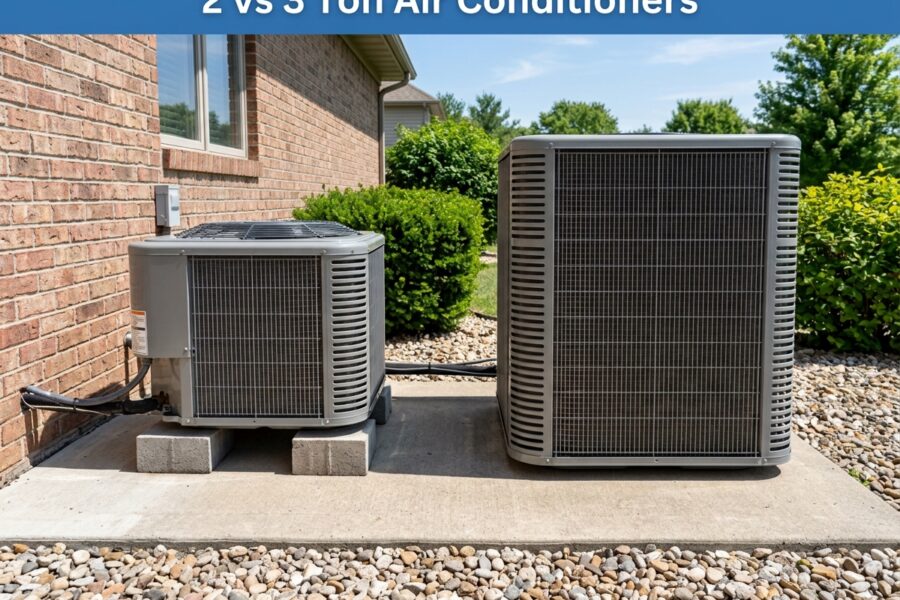 2 vs 3 Ton Air Conditioners