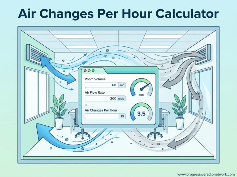 Air Changes Per Hour Calculator