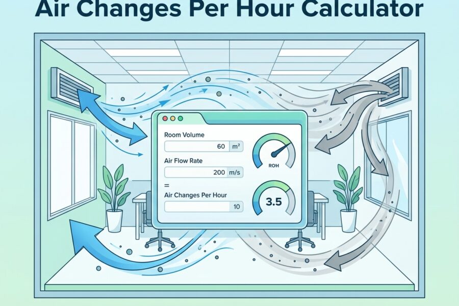 Air Changes Per Hour Calculator