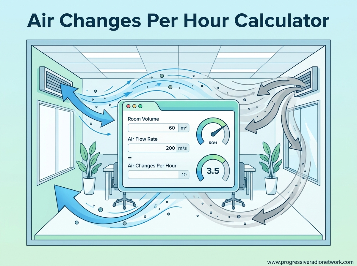 Air Changes Per Hour Calculator