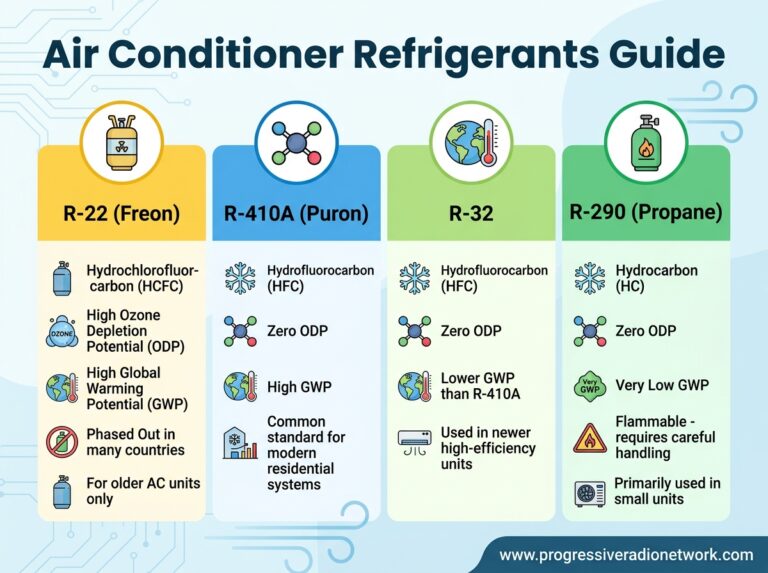 Air Conditioner Refrigerants Guide