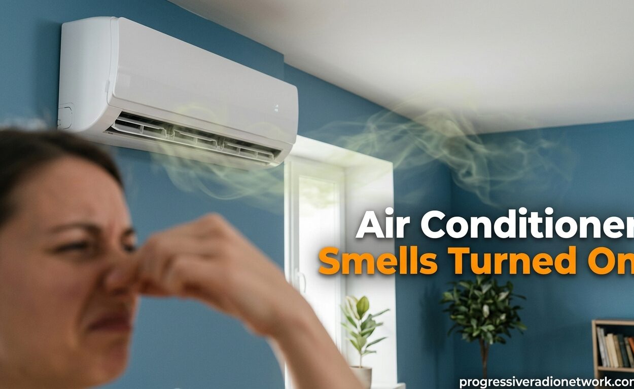 Air Conditioner Smells Turned On