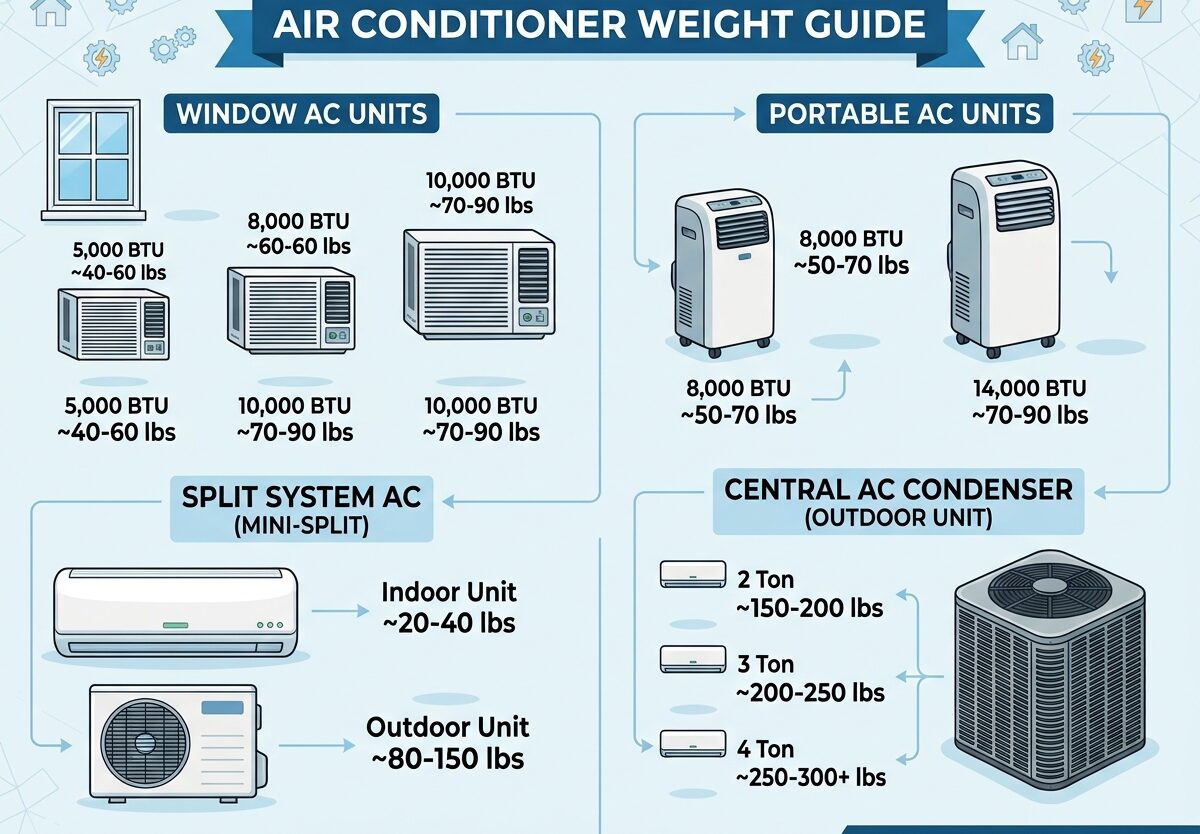 Air Conditioner Weight Guide