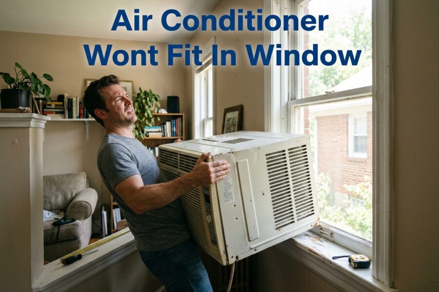 Air Conditioner Wont Fit In Window