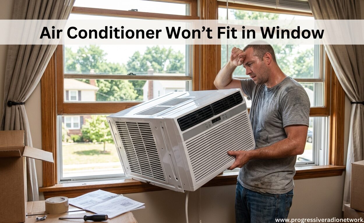 Air Conditioner Won't Fit in Window