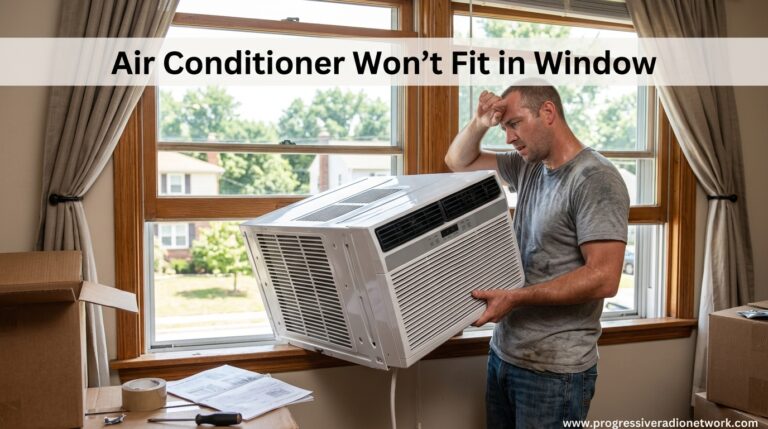 Air Conditioner Won't Fit in Window