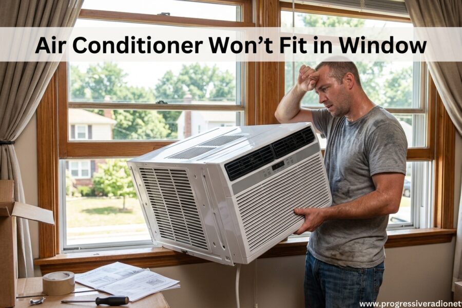 Air Conditioner Won't Fit in Window