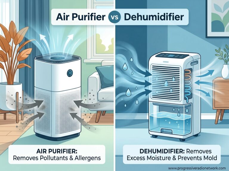 Air Purifier vs Dehumidifier