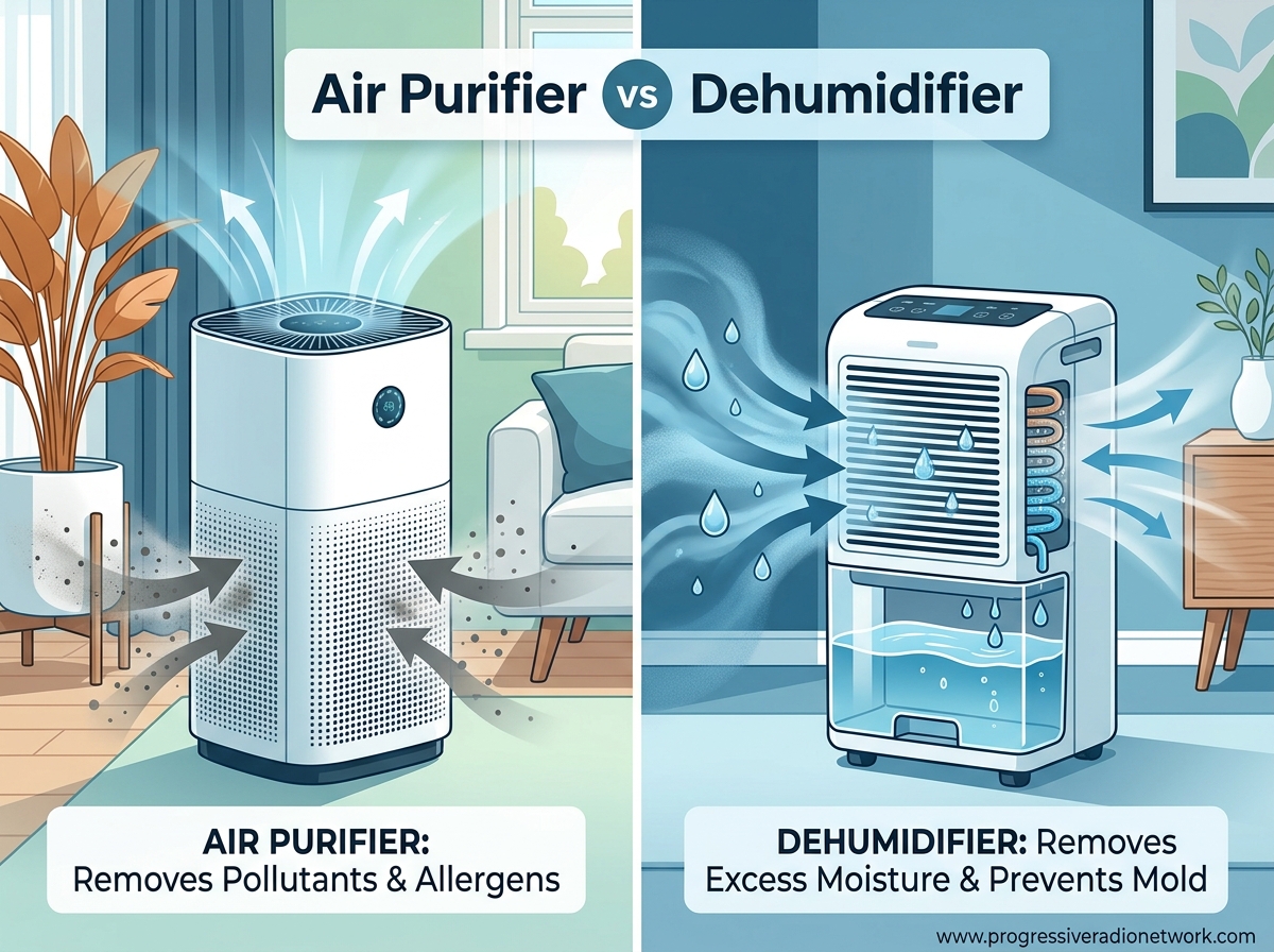 Air Purifier vs Dehumidifier