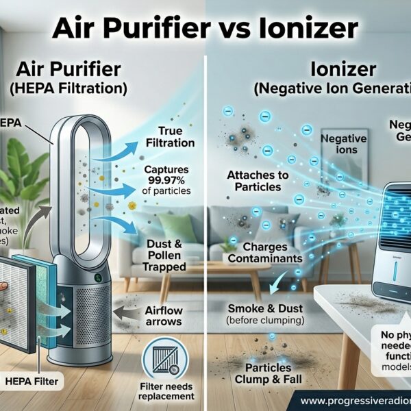 Air Purifier vs Ionizer