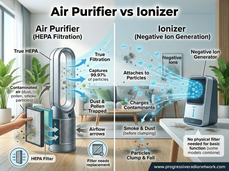 Air Purifier vs Ionizer