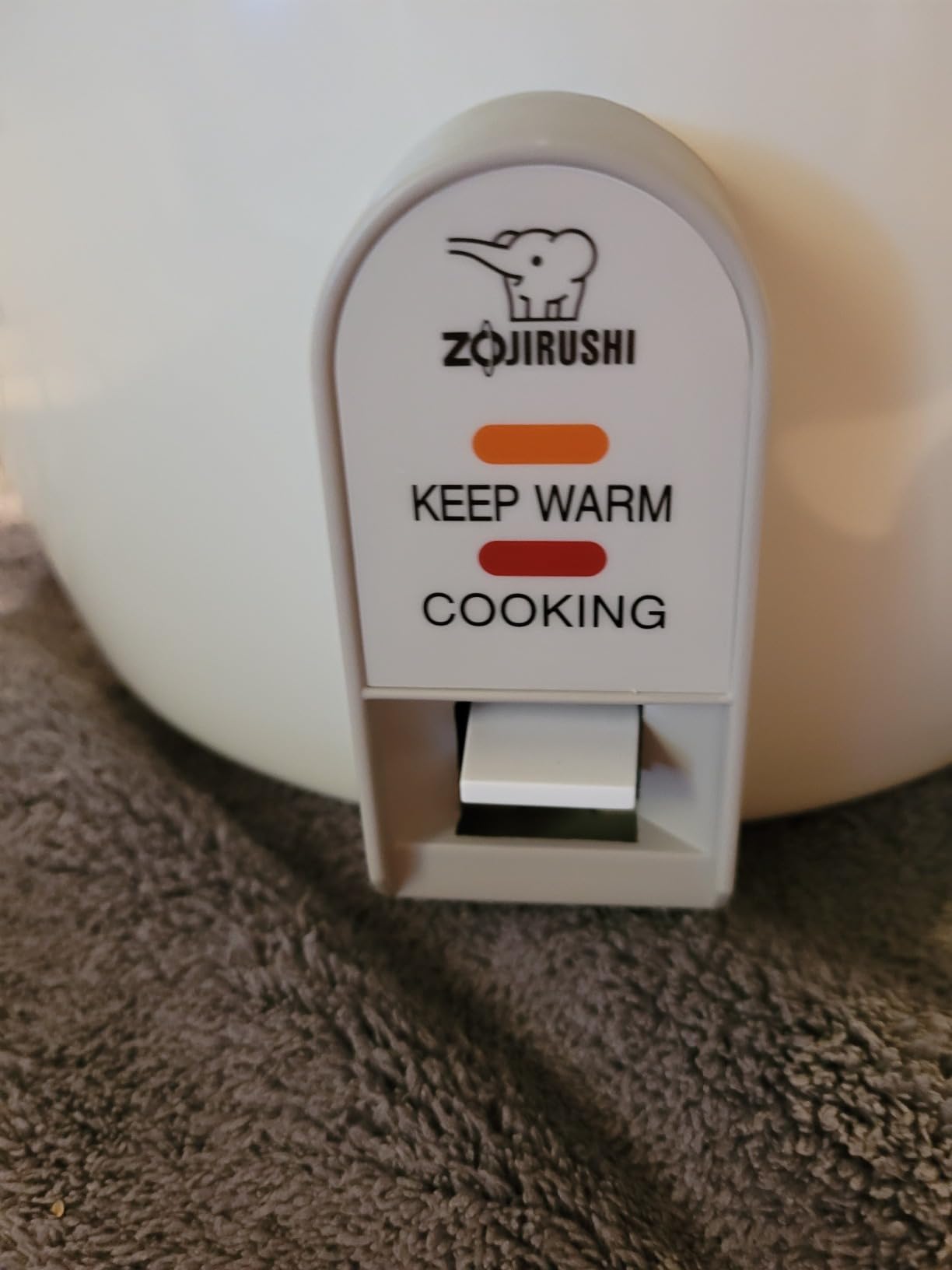 Zojirushi 3 Cup Rice Cooker/Steamer, White customer photo 2