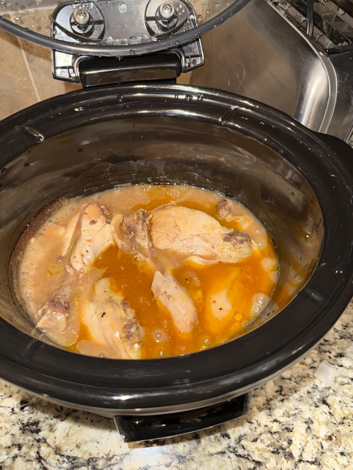 Hamilton Beach 7 Quart Programmable Slow Cooker With Flexible Easy Programming, 5 Cooking Times, Dishwasher-Safe Crock & Lid, Silver (33473) customer photo 1
