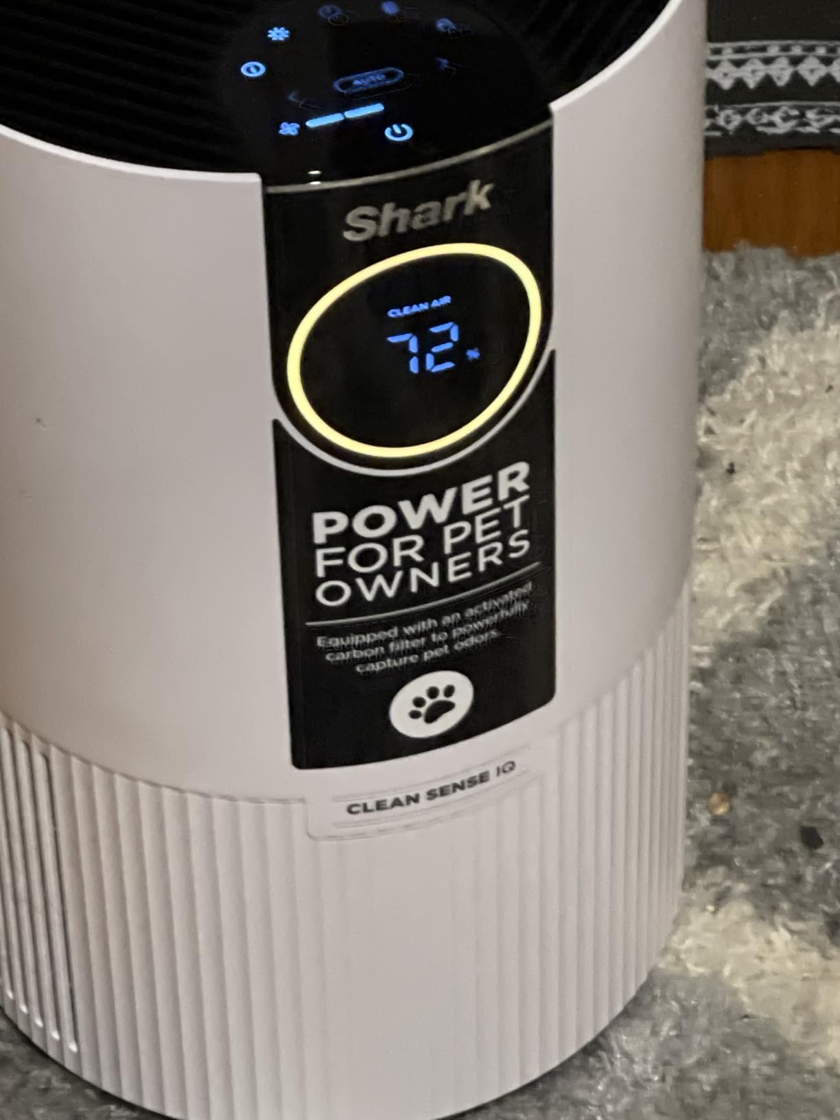 Shark Air Purifier for Home Large Room, Clean Sense Technology, HEPA Air Filter, 1000 Sq Ft, Kitchen, Filters Smoke, Captures 99.98% of Particles, Pet Dander, Pollutants, Dust, Allergens, HP201 customer photo 1