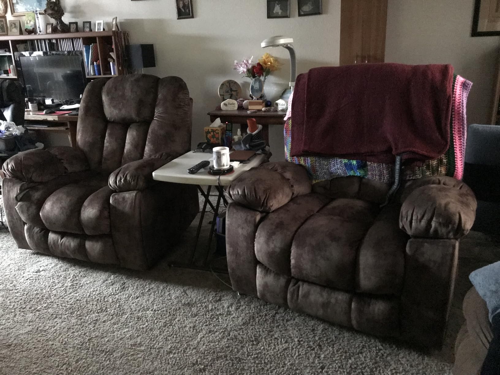 CANMOV Large Power Lift Recliner Chair with Massage, Heat, and USB for Elderly, Overstuffed Wide Recliners, Heavy Duty and Safety Motion Reclining Mechanism, Gray customer photo 1