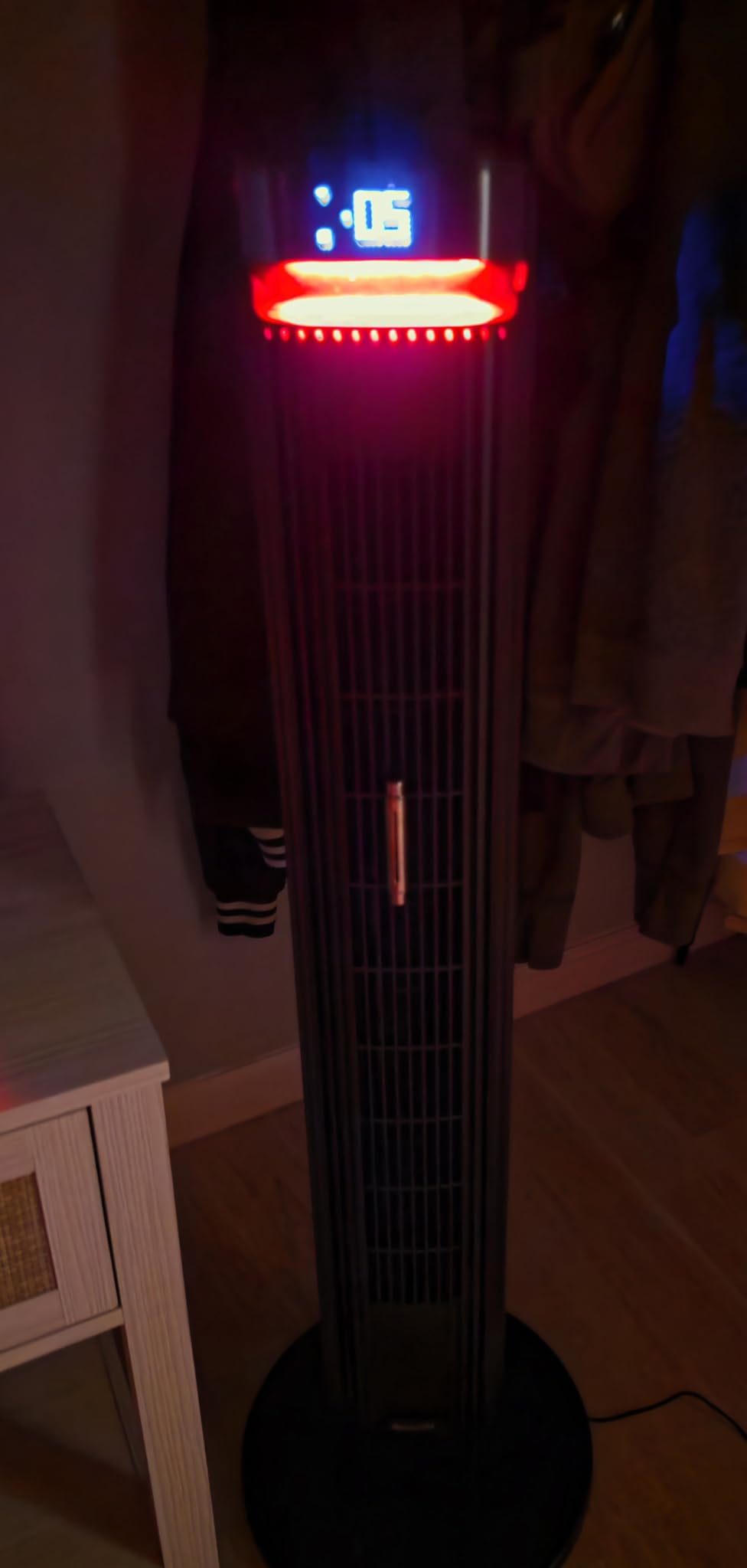 GoveeLife 42'' Tower Fan for Bedroom, Smart Floor Fans with 150° Adjustable Oscillating, APP & Voice Control, 5 Modes 12 Speeds up to 26ft/s, 24H Timer, 27dB Quiet Fan for Cooling Home Office Black customer photo 2