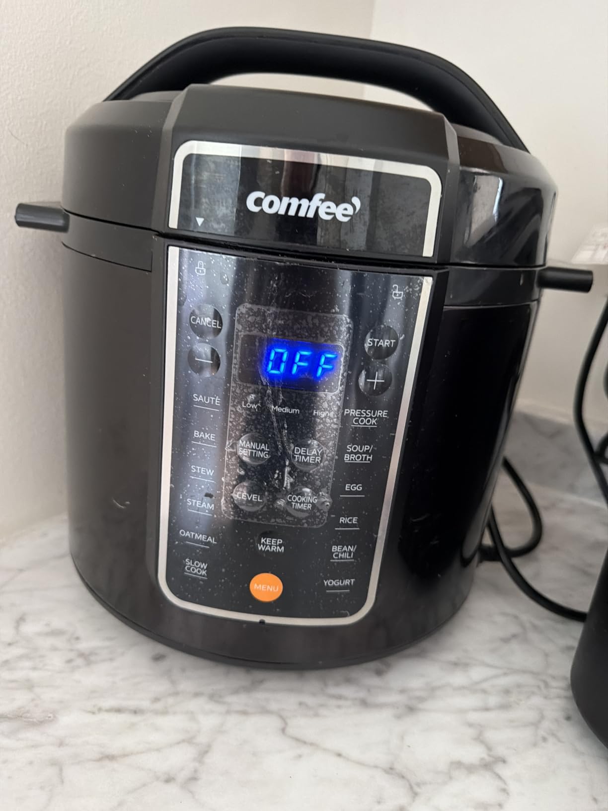 COMFEE' Pressure Cooker 6 Quart with 13 Cooking Functions, Olla de Presion Non-Stick Pot Yogurt Maker Rice Cooker Slow Cooker Sauté Steamer, Healthy Ceramic Inner Pot customer photo 1
