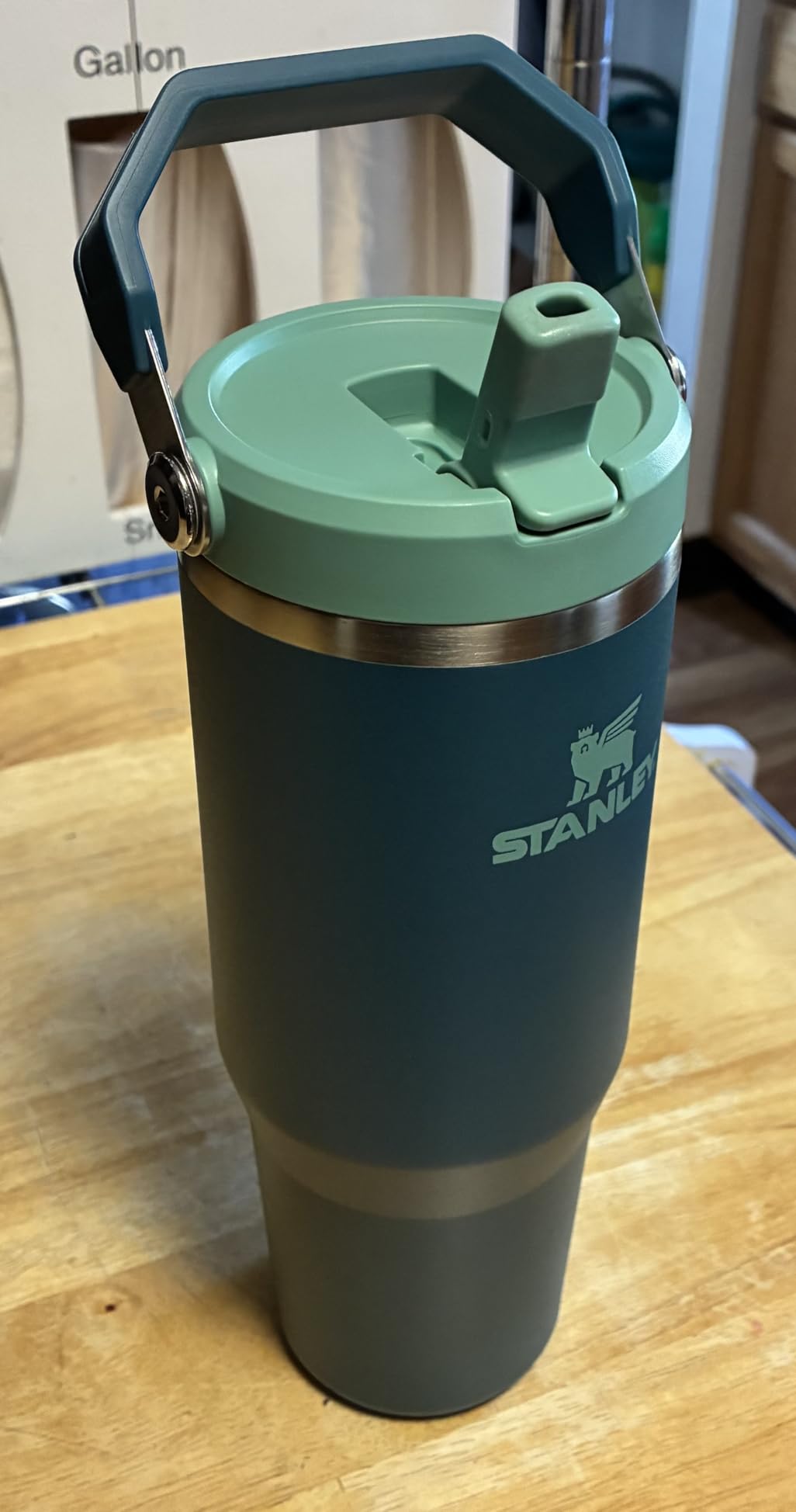 Stanley IceFlow 2.0 Flip Straw Tumbler with Handle 30 oz | Twist On Lid and Flip Up Straw | Leak Resistant Water Bottle | Insulated Stainless Steel | BPA-Free | Dried Pine customer photo 2
