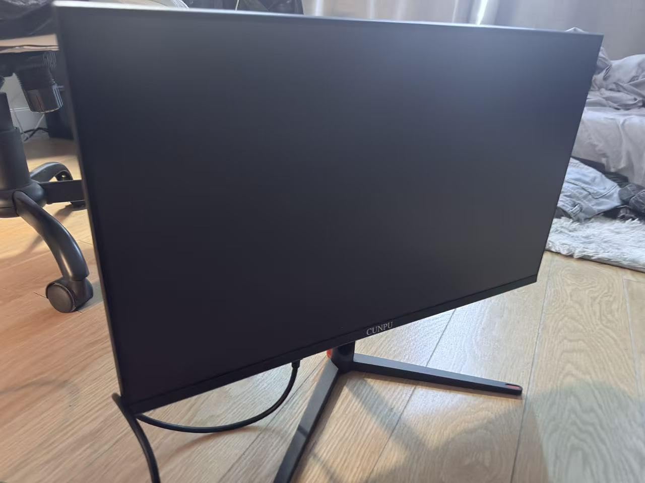 CUNPU 27 Inch 1440p Gaming Monitor 200Hz, 1ms, Fast IPS Screen, HDR400, 127% sRGB Color Gamut, Tilt Adjustable Stand, Adaptive Sync Technology, HDMI & DP Ports, 2K Monitor, Black customer photo 1