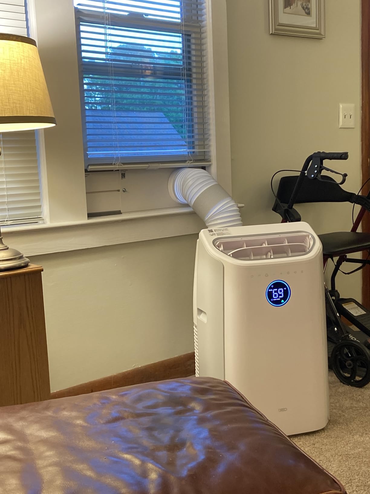 DREO Portable Air Conditioner 516S, 14000 BTU ASHRAE (10000 BTU DOE) Smart AC Unit for Bedroom with Drainage-free Cooling, Fan & Dehumidifier 3 in 1, APP/Voice/Remote, Quiet Standing AC for Room Indoors customer photo 1