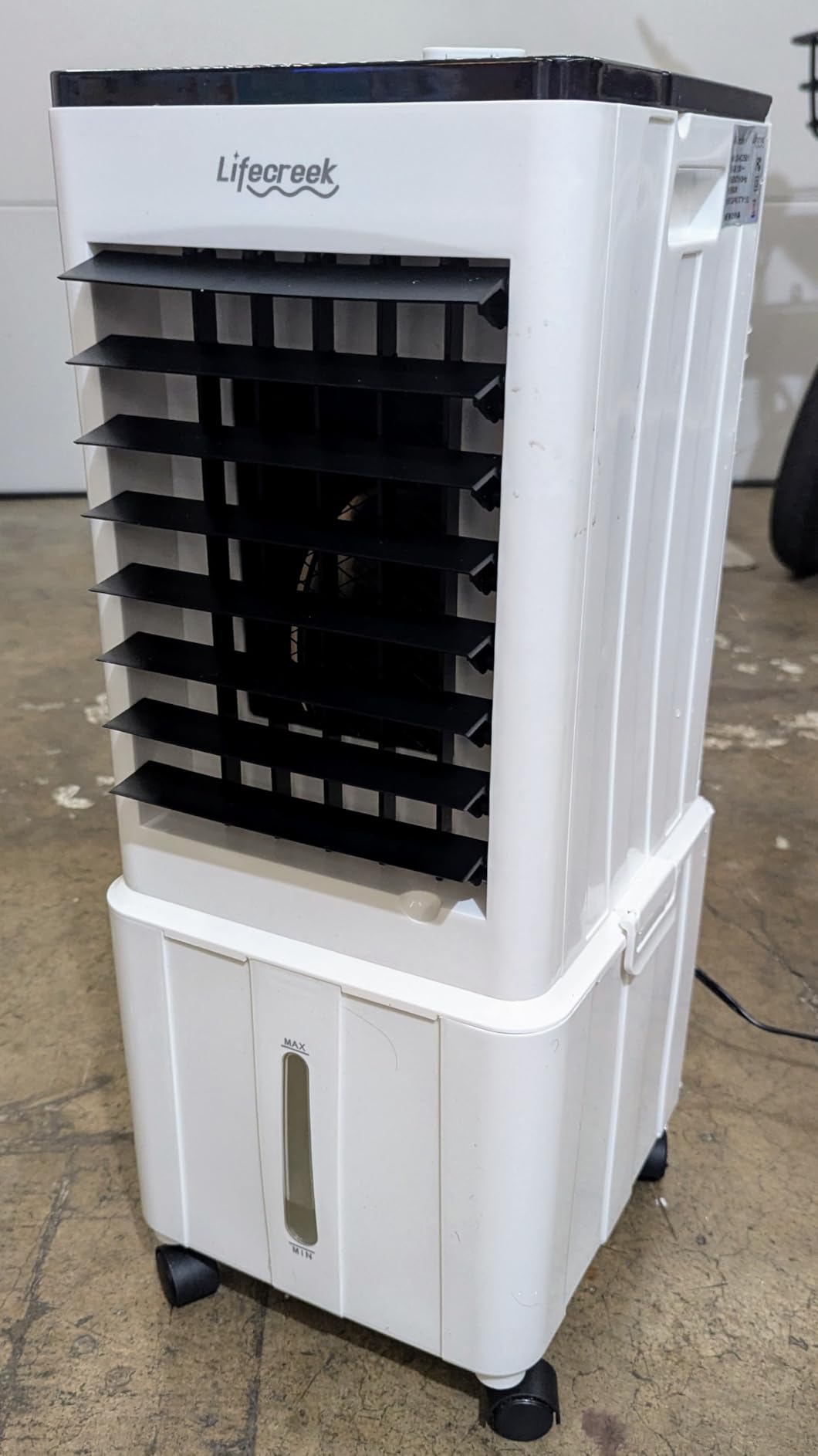 Lifecreek Portable Air Conditioner, 3-in-1 Evaporative Air Cooler with 3.2 Gal Water Tank, Windowless Portable AC Fan with 6 Ice Packs, Remote, 12H Timer, 3 Speeds, 4 Modes for Room Bedroom Office customer photo 2