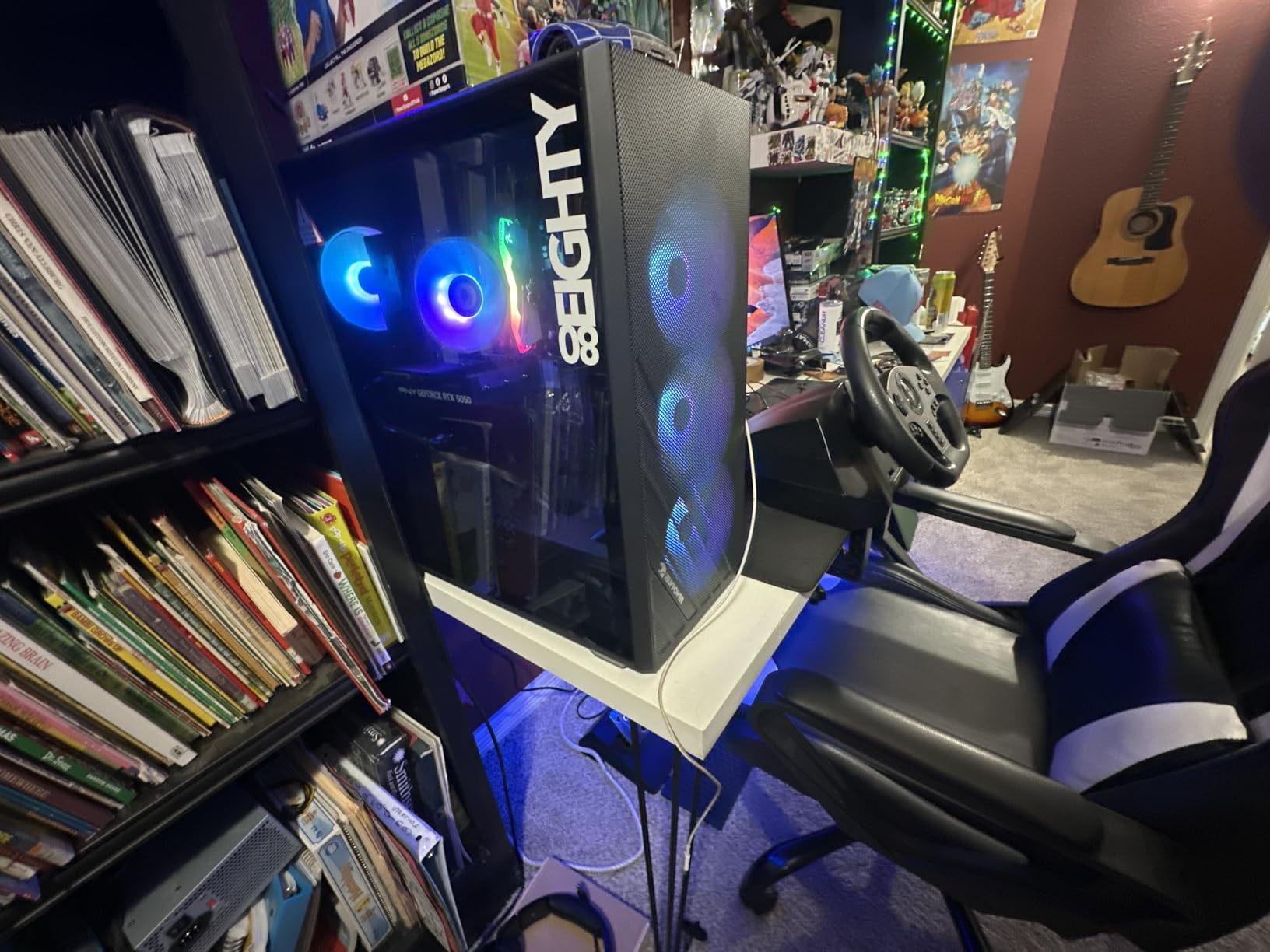 iBUYPOWER Scale Gaming PC Desktop AMD Ryzen 5 8400F CPU, NVIDIA GeForce RTX 5050 8GB GPU, 16GB DDR5 RGB 5200MHz RAM, 1TB NVMe SSD, Windows 11 Home, Computer with Gamer Keyboard and Mouse - SCA5N5501 customer photo 2