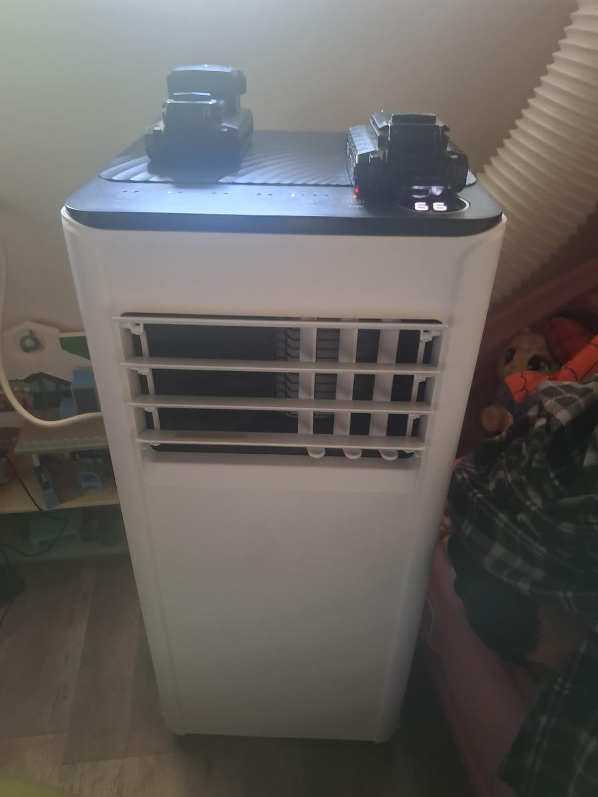 Energlow 8000 BTU Portable Air Conditioner, 5-in-1 Cools 350 Sq.Ft, Quiet AC Unit with Fan & Dehumidifier, LED Display, Remote, 24H Timer, Window Kit, for Bedroom/Office/Dorms/Apartment customer photo 1