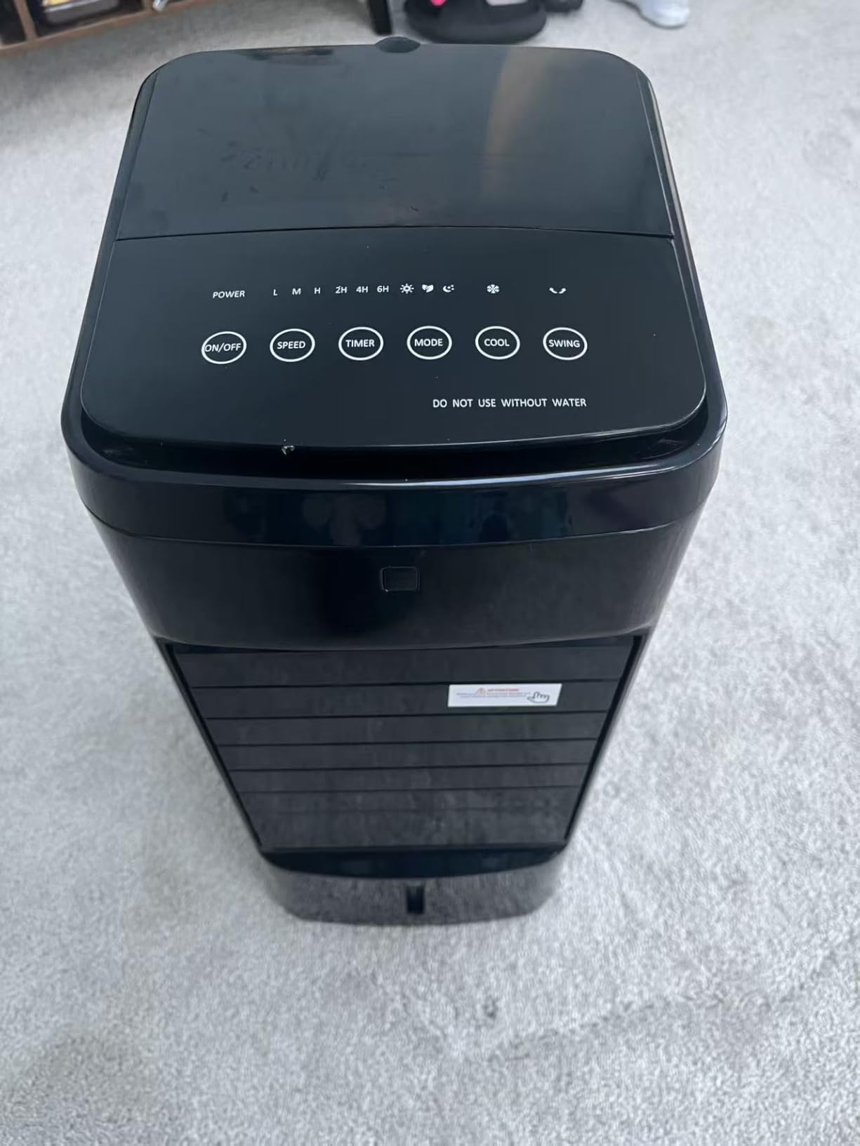 4-IN-1 Windowless Air Conditioner Portable w/ 4 Speeds & 4 Modes, 3.2-Gal Dual Tank for 30H Cooling, Waterless Alert System, 12H Timer, Remote & Touch, Swamp Cooler Air Conditioner for Bedroom customer photo 1