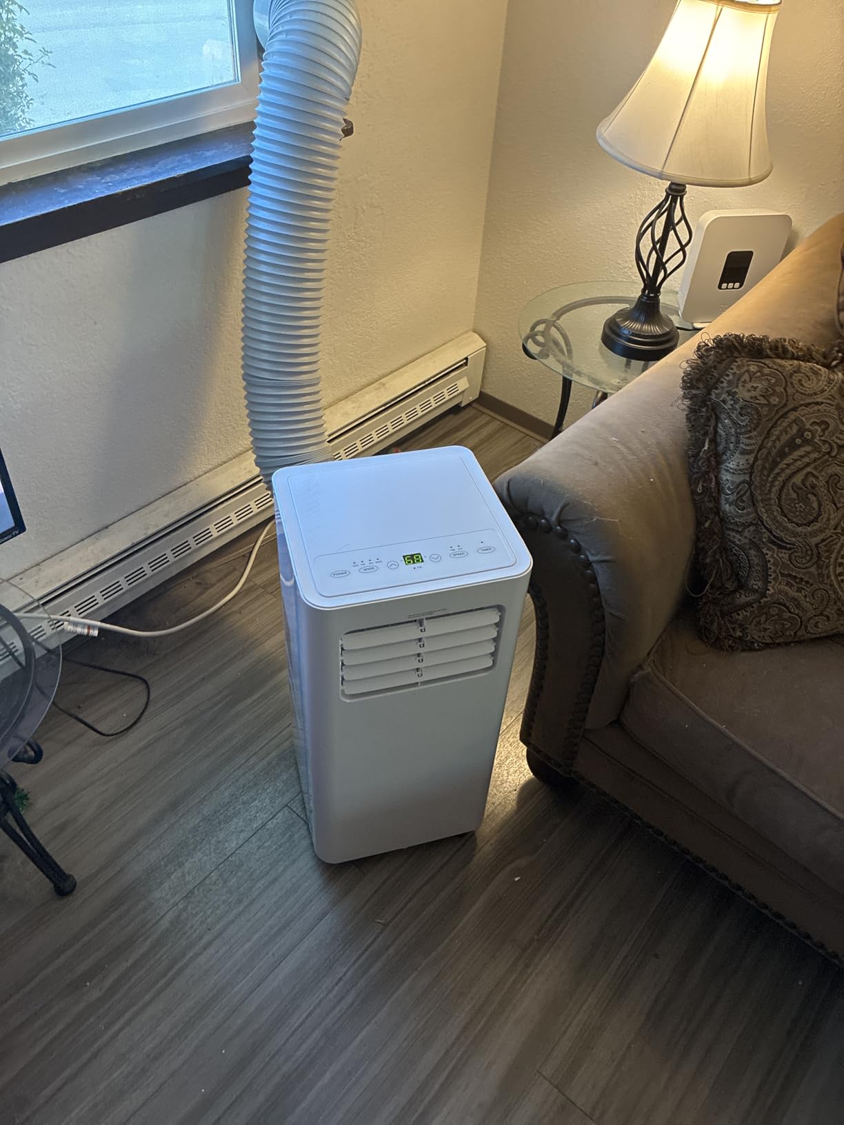 EUHOMY 8,000 BTU Portable Air Conditioners, 4-in-1 Air Conditioner Portable Up to 350 Sq.Ft., Portable AC Unit with Cool, Fan, Dehumidifier, Sleep, 24H Timer, Remote & Installation Kit, for Bedroom customer photo 2