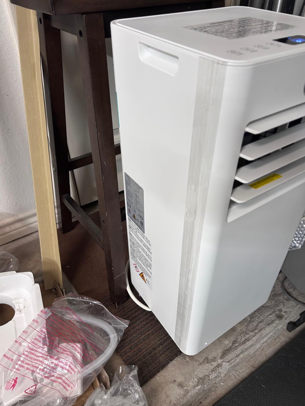 Portable Air Conditioners 8000 BTU, Quiet Air Conditioner with WiFi/App Control, 24H Timer, Dehumidifier, Fan, Cooling, Sleep Modes 4-in-1 AC Unit for Room with Window Kit, for Bedroom/Office, White customer photo 2